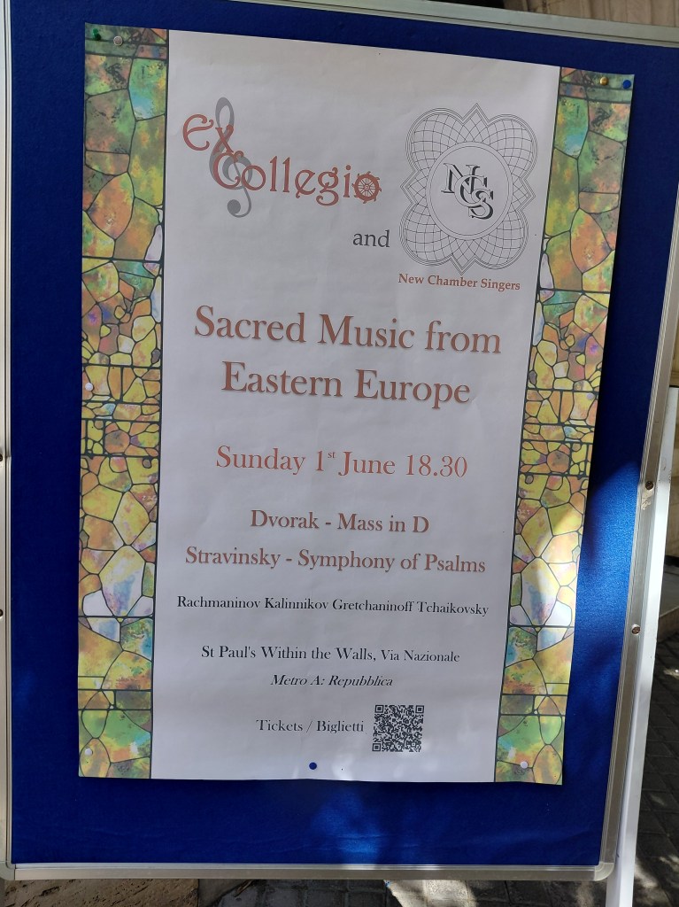 Poster for Ex Collegio and NCS, Rome 2025