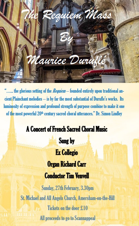 Poster for Durufle Requiem