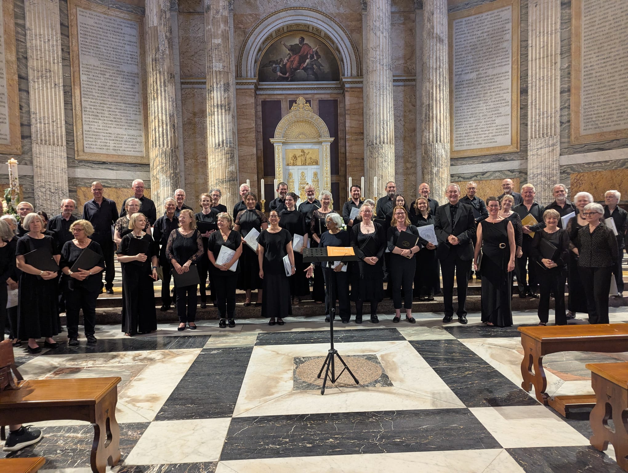 Ex Collegio with New Chamber Singers at San Paolo Fuori le Mura, Rome, 2025